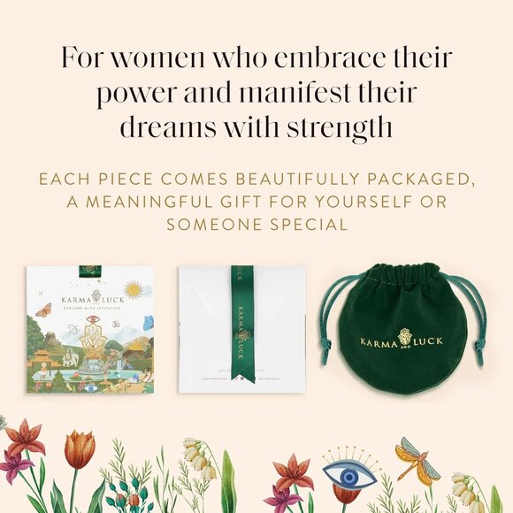 Women's Hematite Stone Beaded Bracelet with Evil Eye Charm Adjustable 5.5-7.5 in - Picture 6 of 7